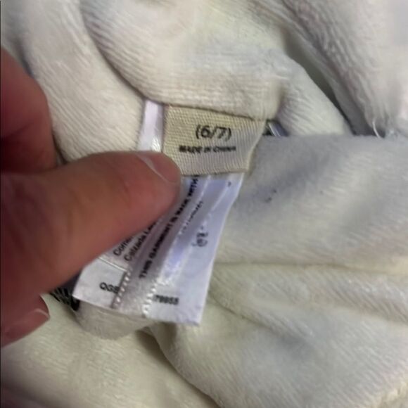 Source Unknown Cream and Silver Quilted Vest - Picture 2 of 3